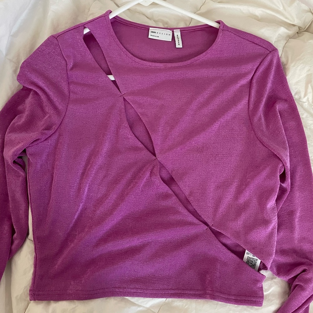 New ASOS purple shirt